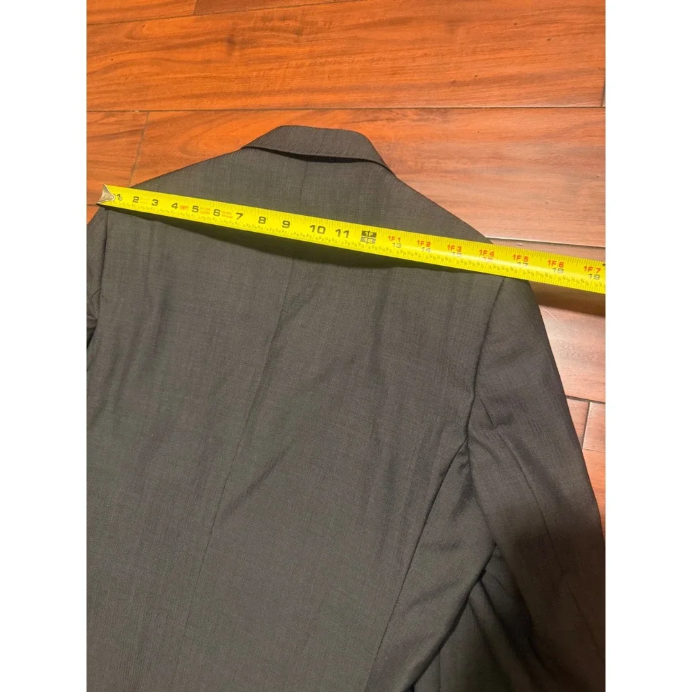 Ted Baker London Endurance Jay CT Suit Jacket Charcoal Grey Wool 38R Blazer